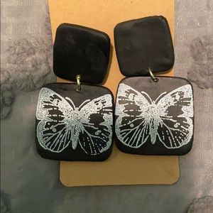 Handcrafted butterfly earrings